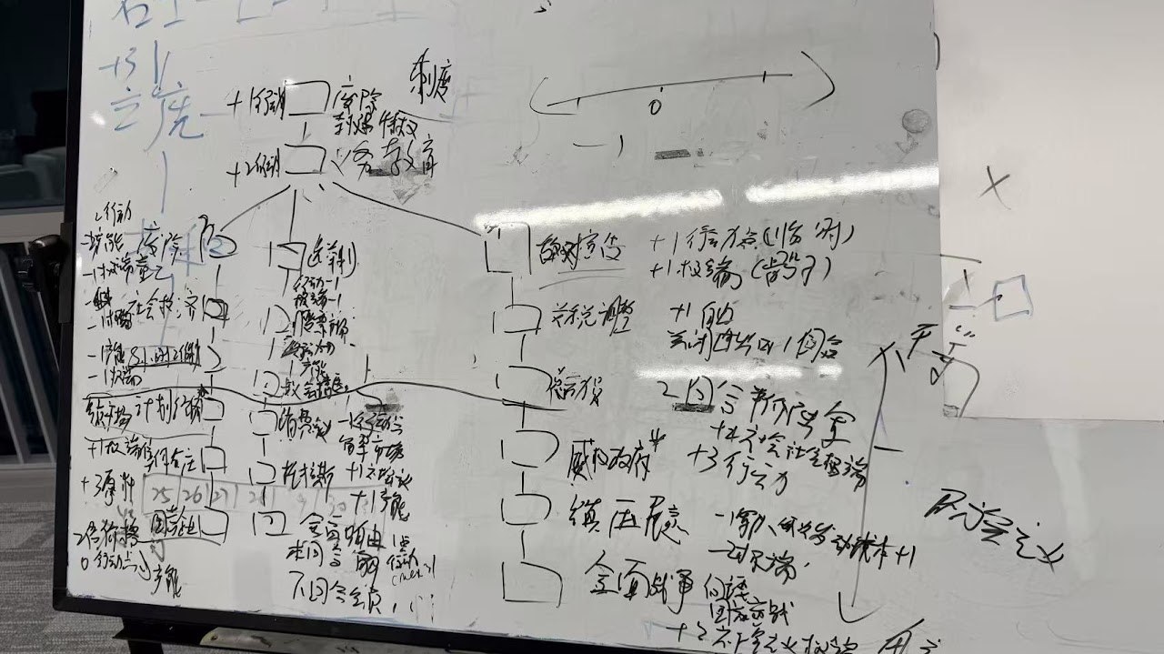 A third game screen showing branch decisions and their consequences