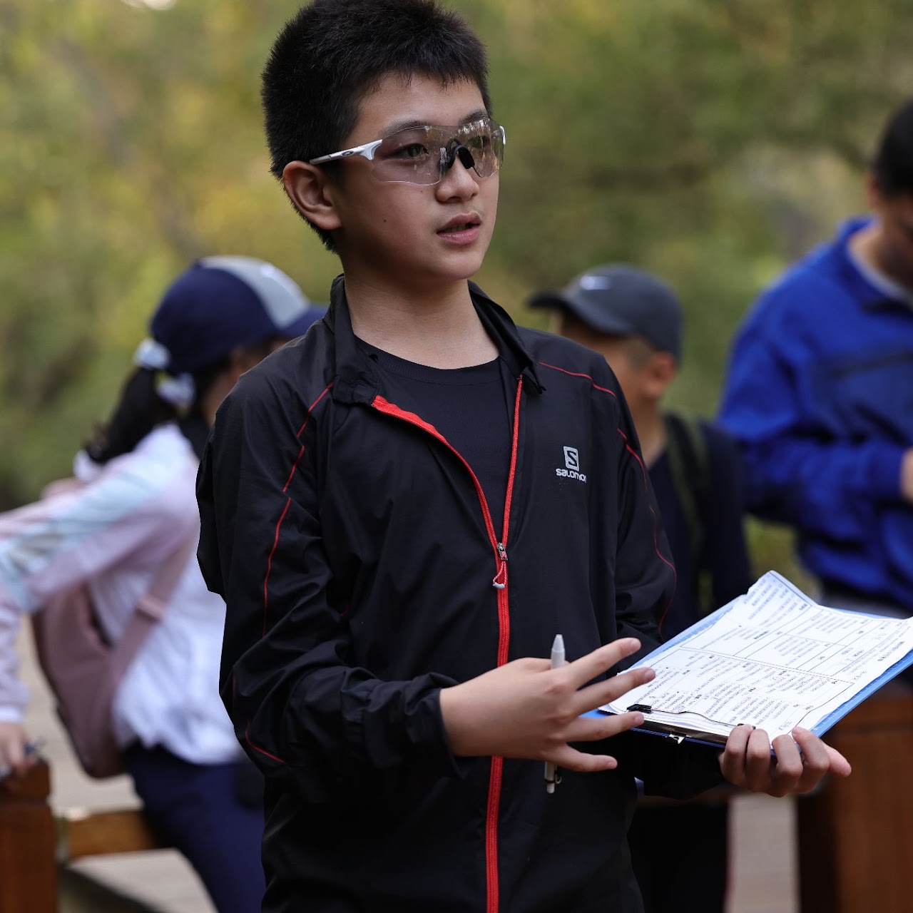 Leading a park inspection with a checklist
